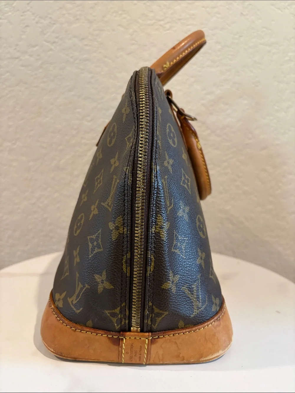 Sold Louis Vuitton Hand Bag Alma Brown Monogram LV